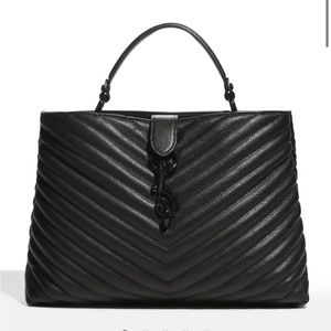 Rebecca Minkoff Edie top-handle quilted satchel